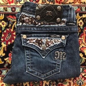 NWOT Miss Me Sequin Jeans (Offers OK)